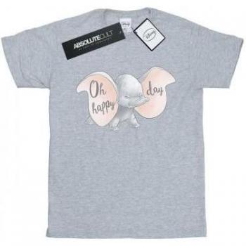 Baumwollshirt Damen: Disney Dumbo Happy Day Boyfriend Edition