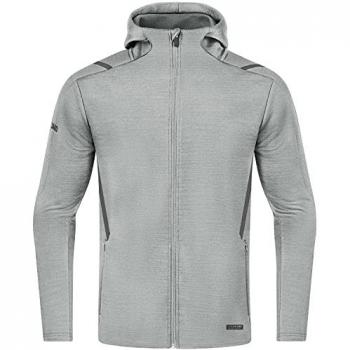 Junior Gray Jako Sweatshirt with Hinge – Male 13‑14