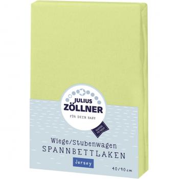 Lenzuolo per Culla in Jersey Verde con Angoli Elastici