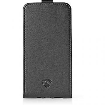 Stylisches Leder Flip Cover für Huawei P20 | Schwarz