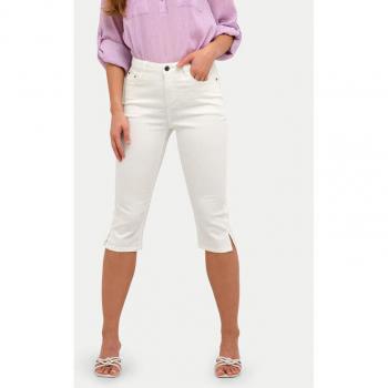 Kaffe Jeans KAZelina Capri Denim Bianco