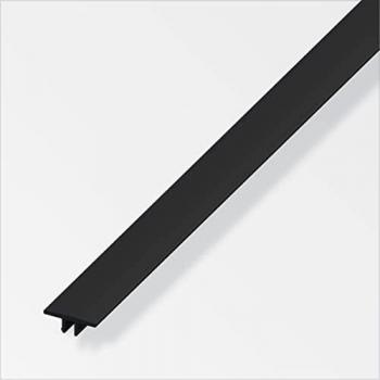 ALFER 1M Black PVC Coaxis Cover Profile