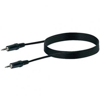 Cable de audio Schwaiger 3.5mm macho 3m negro
