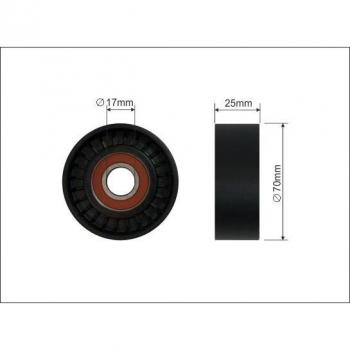 CAFFARO Timing Belt Tensioner Pulley 500233