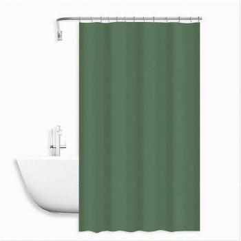 Cleafe Cortina de Baño 180x200 cm – Verde