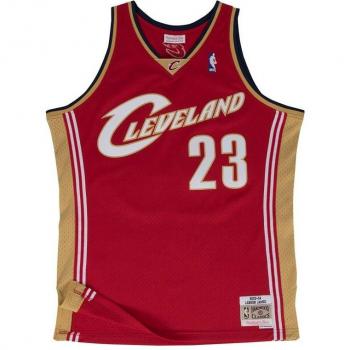 Camiseta Mitchell & Ness LeBron James Rojo