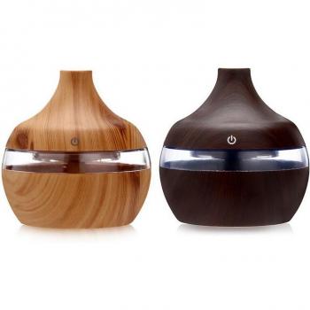 Portable Electric Humidifier and Aroma Diffuser with USB and LED Light