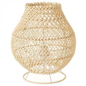 Lampe de table en Rotin