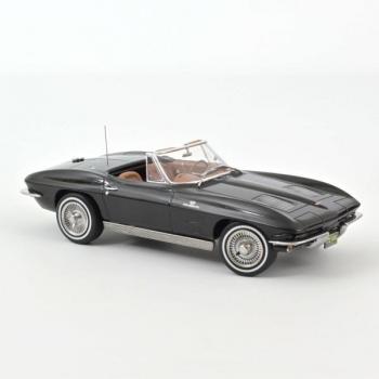 Norev 1/18 Corvette Stingray C2 Cabriolet 1963 Preto