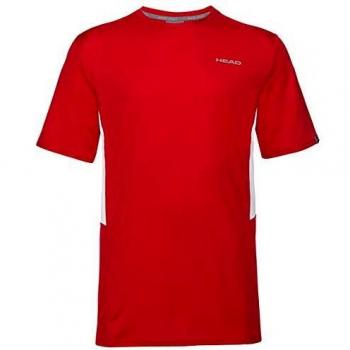 Camiseta Head Club Tech Roja para Hombre