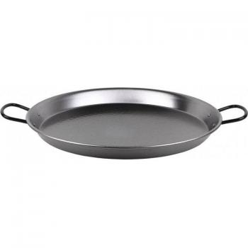 Paellera de Acero Pulido con 2 Asas 50cm
