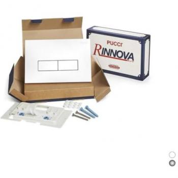 Kit Rinnova Placca Eco Cromo per Cassette di Scarico 2011-2013 Multicolore
