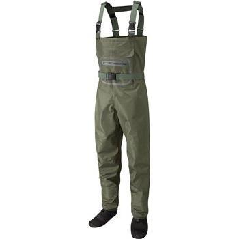 Leeda Profil Breathable Fishing Chest Waders Green