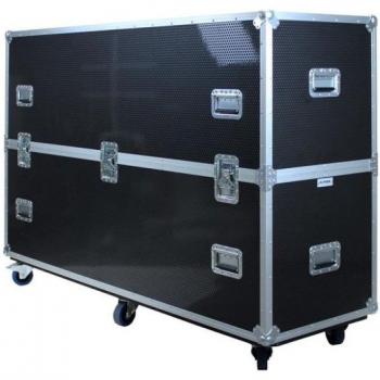 Flight case pour deux écrans tv 40'-55'