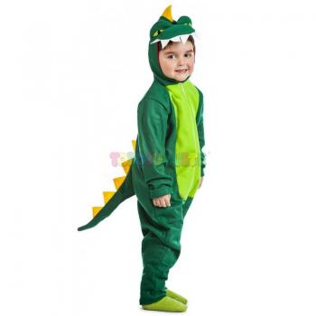 Disfraz de Dinosaurio Verde para niños