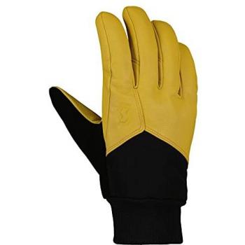 Scott Gelbe Allzweck-Handschuhe aus Leder – Größe M