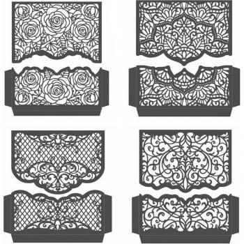 Metal Cutting Dies Lace Frame Stencils