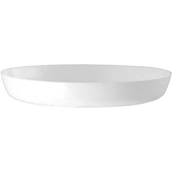 Plat en plastique blanc pour pot de fleurs 15,5 cm