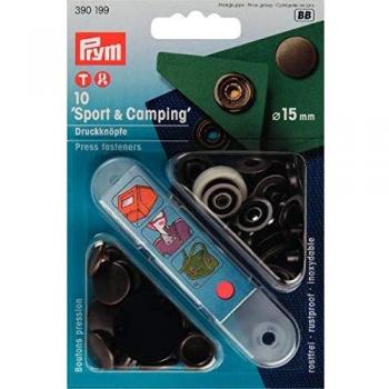 Prym Fastening Snaps, Antique Brass, Sport Series