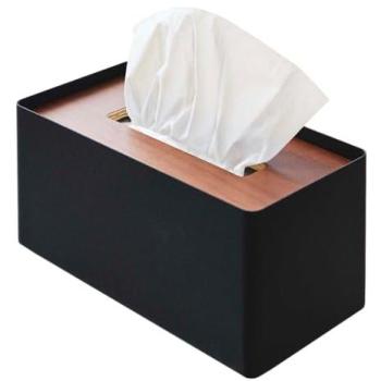 Yamazaki Brown Tissue Box with 5177 Lid Compatibility