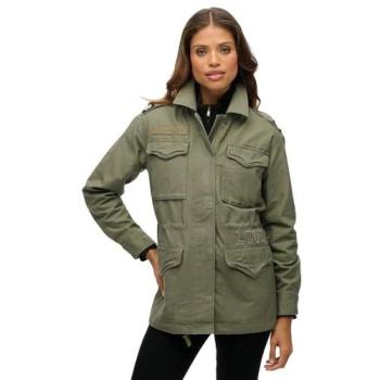 Veste militaire tendance femme Superdry Vert L
