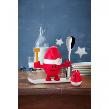WMF X‑Mas McEgg Eierbecher Set (Kunststoff + polierter Edelstahl)