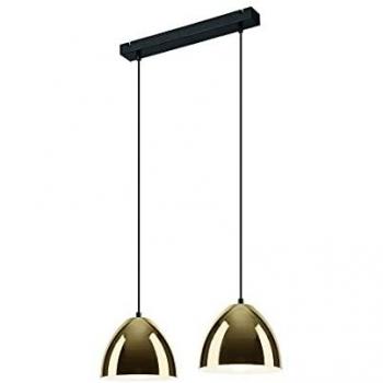 Lámpara Colgante Lamkur Mia Bar Dorado, 2 x E27