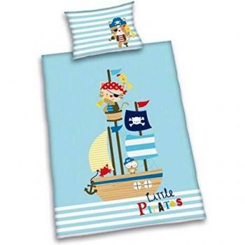 Herding Baby Best Kleinkinder-Bettwäsche-Set, Lara Little Pirates