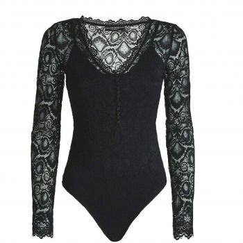 Schwarzer Damen-Jumpsuit „Griselda“ – Noir de Jais – M