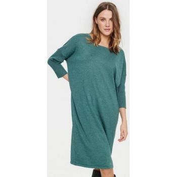 Saint Tropez 3/4 Ärmel Strickkleid „MilaSZ R‑N Dress“