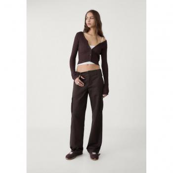 Stradivarius Modello Militarizzato Pantaloni Marrone 42