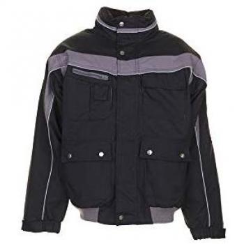 Planam, Arbeitsjacke, unisex PLALINE schwarz, zink Grösse M (M)
