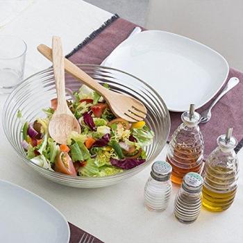 Salad Bowl and Utensil Set (7 Pieces)