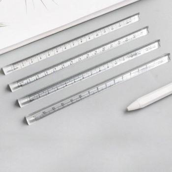 Règle de mesure transparente 15cm