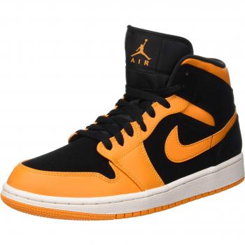 NIKE Air Jordan 1 Mid, Scarpe Sportive Uomo, Nero