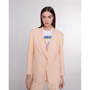 Maje Women's Blazer with Button Closure