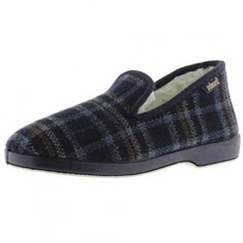 Wamba Pantofole Victoria Lana Blu Navy EU 45