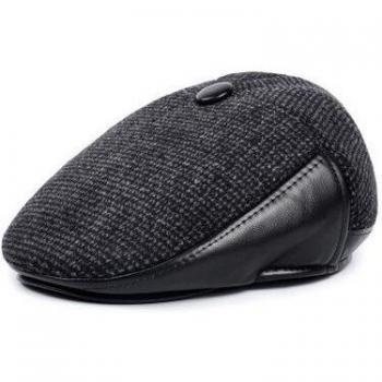 SILOQIN Middle-aged Earmuffs Cap