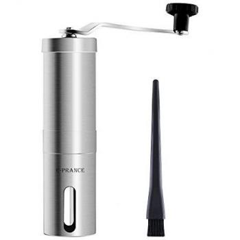 Handheld Coffee Mill – E‑Prance Stainless Steel Design