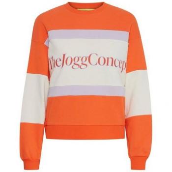 TheJoggConcept Ajourpullover JCSaki in Flame Mix