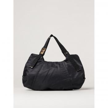 Borbones Large-Size Black Shoulder Tote for Her