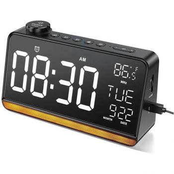 Despertador Digital con Cargador USB y 4 Sonidos Relax