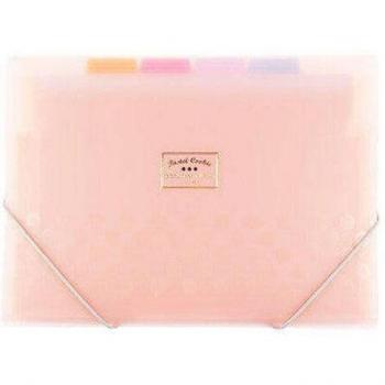 Fog-Like Texture A4 Expanding File Folder with 8 Layers
