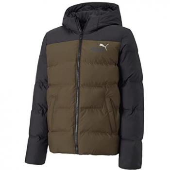 Puma Niño Chamarra ColorBlock Polyball Negra 128