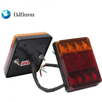 Iluminación Trasera 12V 8 LED para Furgoneta y Remolque IP65