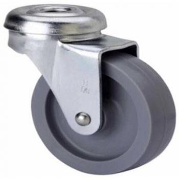 Rueda giratoria 60 mm con pasador M10