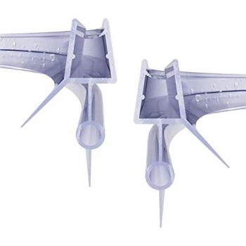 Runddusche‑Verlängerungsdichtung Witen & Nock – 2x gebogen, 40 cm