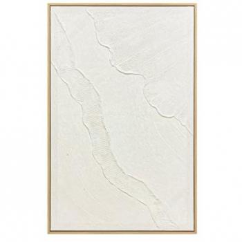 Atmosphera 3D-Wanddeko Weiß – 116 cm × 75 cm