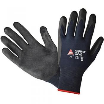 Montagehandschuhe Hase Padua Ice – 11, Dunkelblau/Schwarz, Nylonstrich