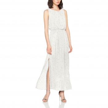 Vestido Largo ONLY Onlmina S/l Aop Wvn, Blanco